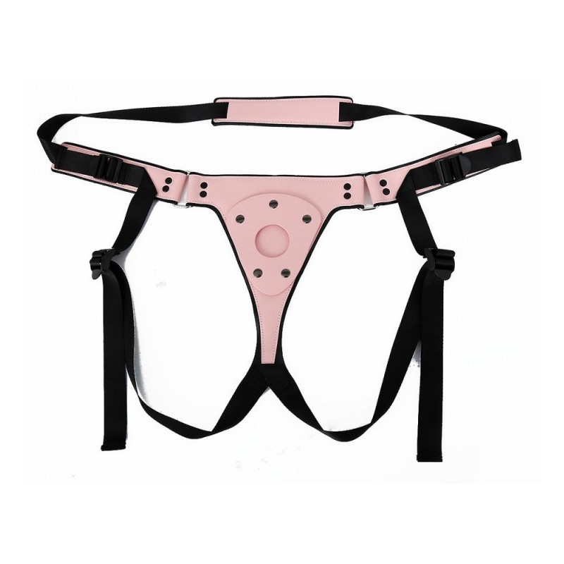 KinkHarness Harnais Gode-ceinture Pink Pants Rose